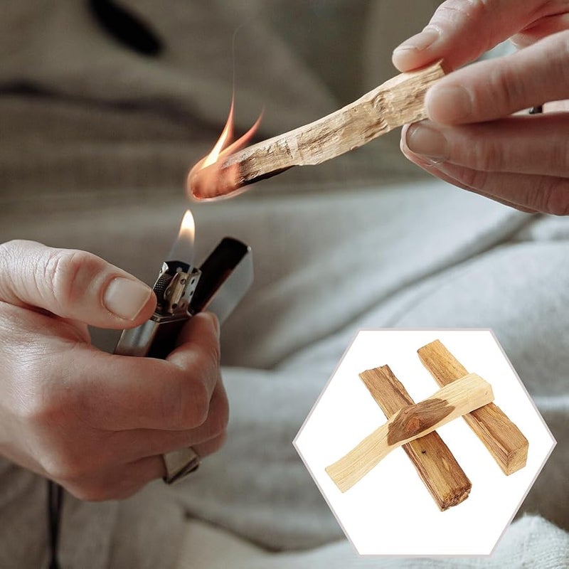 Uonlytech 3 Pack Natural Wood Incense Sticks for Meditation Yoga Air Purifying Aromatherapy and Relaxation - Image 5